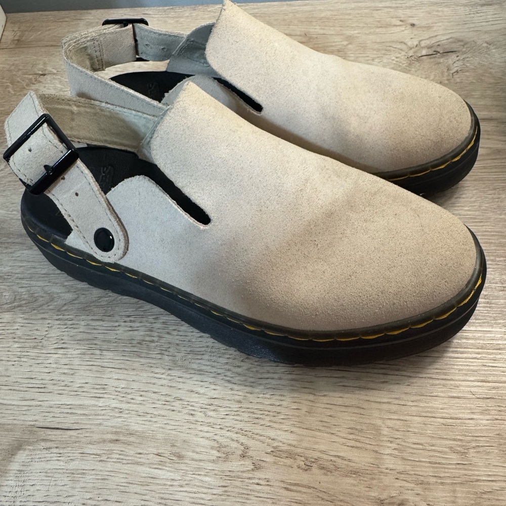 Dr. Martens Warm Sand Open Back Clogs